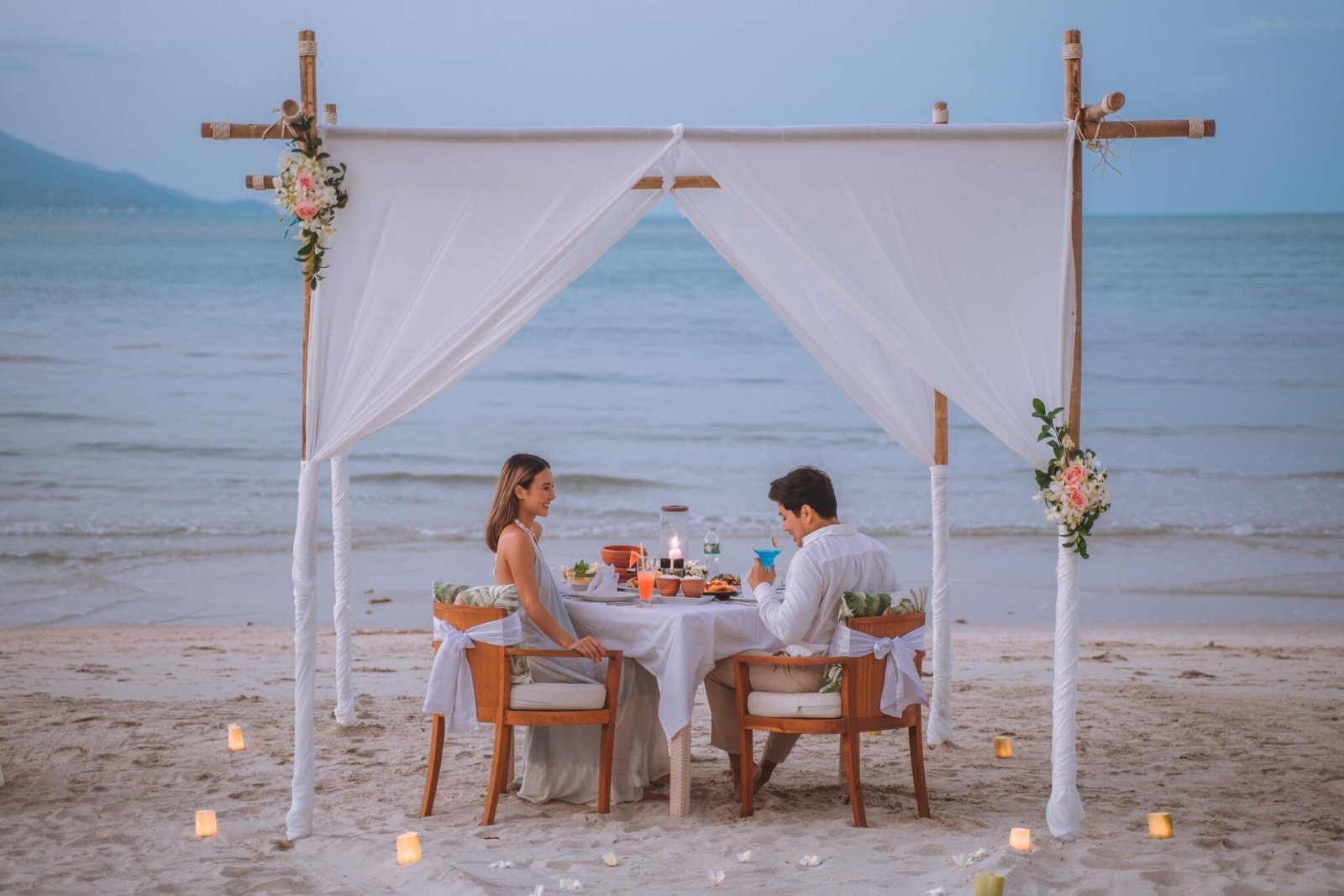 Beachfront Couple Time